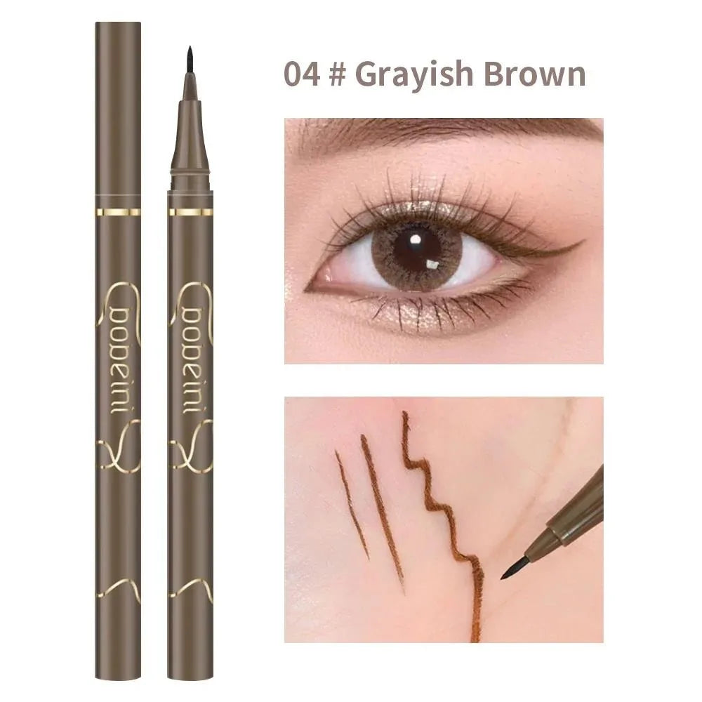 Silkworm Eyeliner Liquid Eyeliner Ultra Matte Black Brown Waterproof