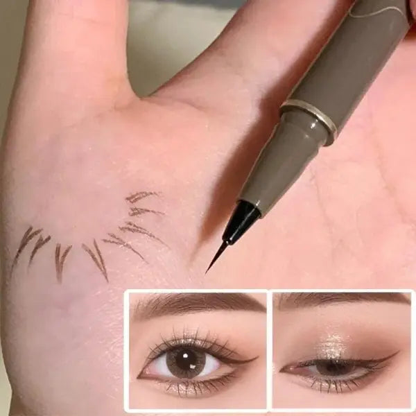 Silkworm Eyeliner Liquid Eyeliner Ultra Matte Black Brown Waterproof