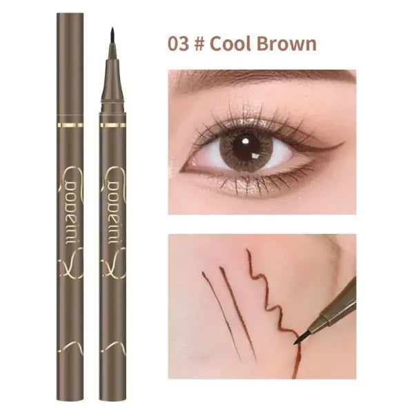 Silkworm Eyeliner Liquid Eyeliner Ultra Matte Black Brown Waterproof